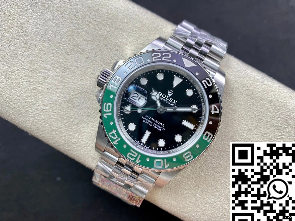 Factory M126720vtnr-0002 Clean Rolex Master II GMT Dial Black 1226